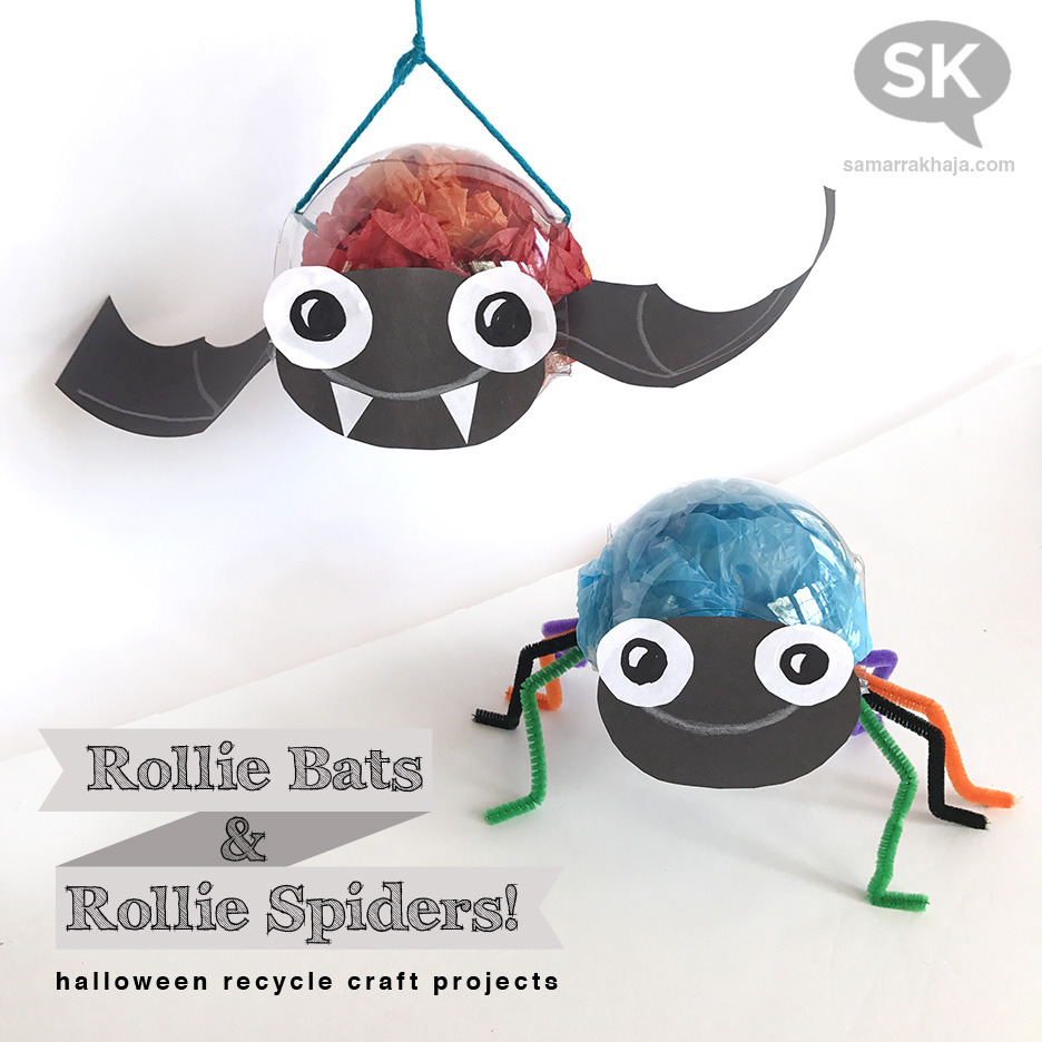 Halloween Recycle Craft Project! | Part 2: Rollie Bats